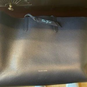 Draper James Reversible Leather Tote
